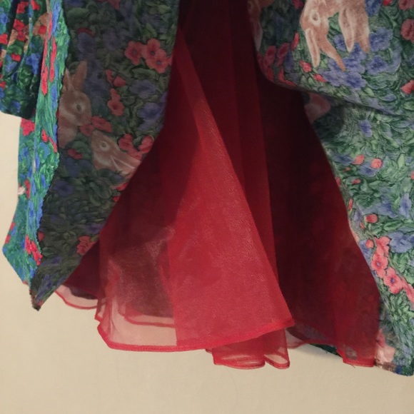 Vintage Girls Bunny Rabbit Dress 6X - Picture 4 of 6